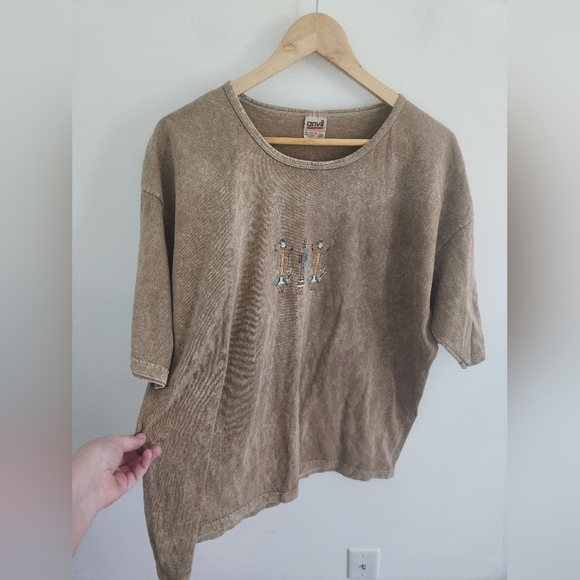 Vintage Stone Aged Rockwear Ancil Graphic Tee Size 2XL Pre-Shrunk - Picture 2 of 7